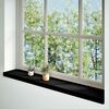 vidaXL Fensterb&auml;nke 2 Stk. Dunkelbraun 110x20x2 cm Massivholz Eiche