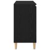 vidaXL Sideboard mit Schubladen Schwarz 102 x 35 x 60 cm Holzwerkstoff