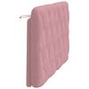 vidaXL Kopfteil-Kissen Rosa 120 cm Samt