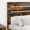 vidaXL Kopfteil mit Kopfteil Ger&auml;ucherte Eiche 75 cm Holzwerkstoff