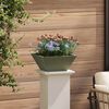 vidaXL Garten-Pflanzgef&auml;&szlig; 5 pcs Olive Gr&uuml;n 35 x 35 x 15 cm