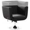 vidaXL Barsessel 2 Stk. Kunstleder Schwarz