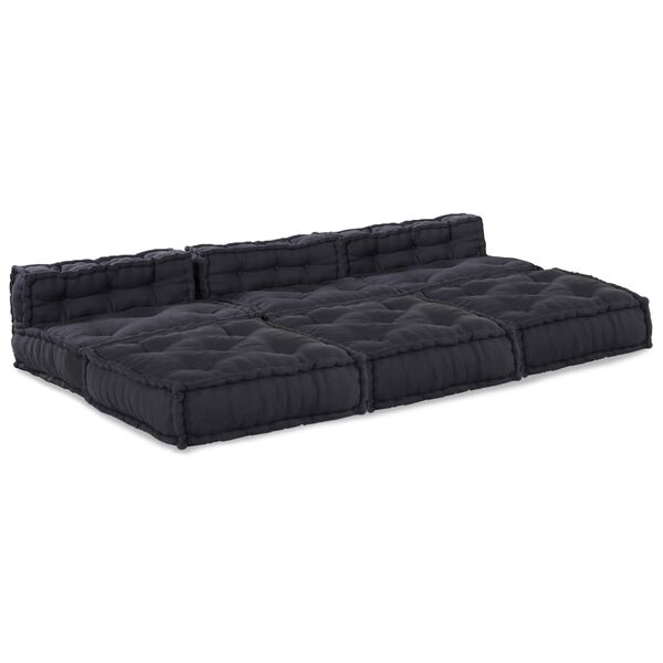 vidaXL Modulares Sofa 4 pcs Anthrazit Stoff
