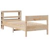 vidaXL Massivholzbett ohne Matratze 75x190 cm Kiefernholz