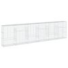 vidaXL Gabione mit Deckel 600x50x150 cm Verzinktes Eisen