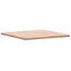 vidaXL Tischplatte 70x70x2,5 cm Quadratisch Massivholz Buche