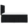 vidaXL Boxspringbett mit Matratze Schwarz 140x190 cm Stoff