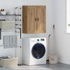 vidaXL Wandschrank Artisan-Eiche 69,5 x 34 x 90 cm Holzwerkstoff