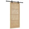 vidaXL Schiebet&uuml;r ORKDAL Natur 86 x 198,5 cm Massives Kiefernholz
