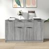 vidaXL Sideboards 2 Stk. Grau Sonoma 60x30x70 cm Holzwerkstoff