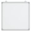 vidaXL Magnetisches Whiteboard 40x40x1,7 cm Aluminium