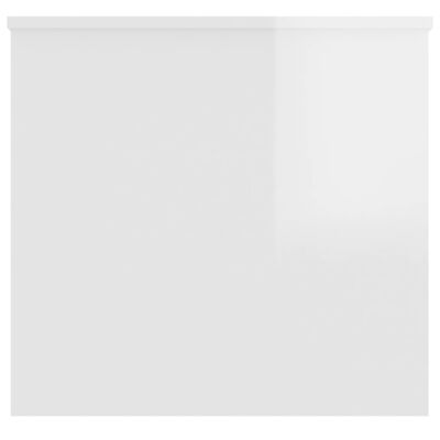 vidaXL Couchtisch Hochglanz-Weiß 102x55,5x52,5 cm Holzwerkstoff