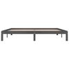 vidaXL Massivholzbett Grau Kiefer 200x200 cm