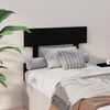 vidaXL Kopfteil Schwarz 103,5x3x81 cm Massivholz Kiefer