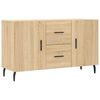 vidaXL Sideboard Sonoma-Eiche 100x36x60 cm Holzwerkstoff