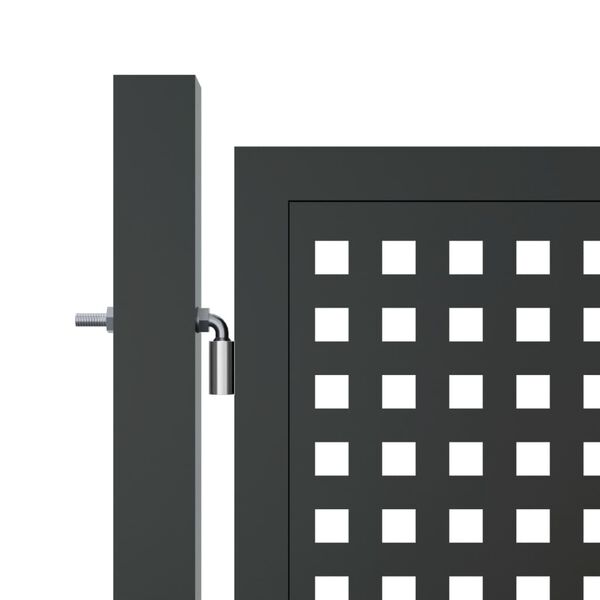 vidaXL Gartentor Anthrazit 400x175 cm Stahl