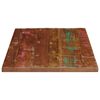 vidaXL Tischplatte 80x60x2,5 cm Rechteckig Altholz Massiv