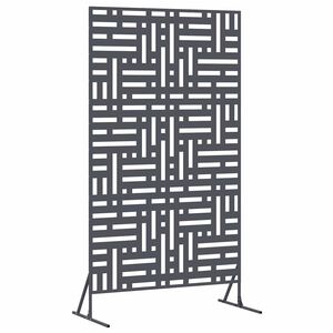 vidaXL Sichtschutz 100 x 50 x 180 cm Stahl Anthrazit