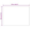 vidaXL Kunstschaffell Teppich Tafalla Beige 120 x 170 cm Polyester