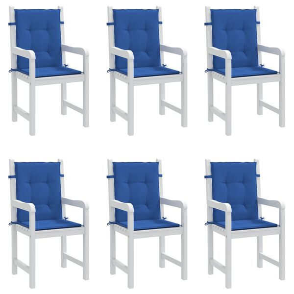 vidaXL Gartenstuhlauflagen f&uuml;r Niedriglehner 6 Stk. 100x50x3 cm