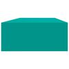 vidaXL Wand-Schubladenregal Blau 60x23,5x10 cm MDF