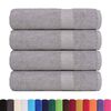 vidaXL Duscht&uuml;cher FROGN 4 Stk. Grau 70x140 cm 360 g/m&sup2;