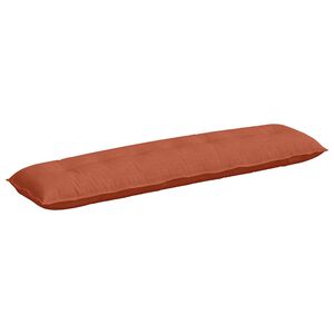 vidaXL R&uuml;ckenkissen Rot-Orange 200 x 50 cm Cordstoff