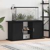 vidaXL Aquariumst&auml;nder Schwarz Eichen-Optik 121x41x58 cm Holzwerkstoff
