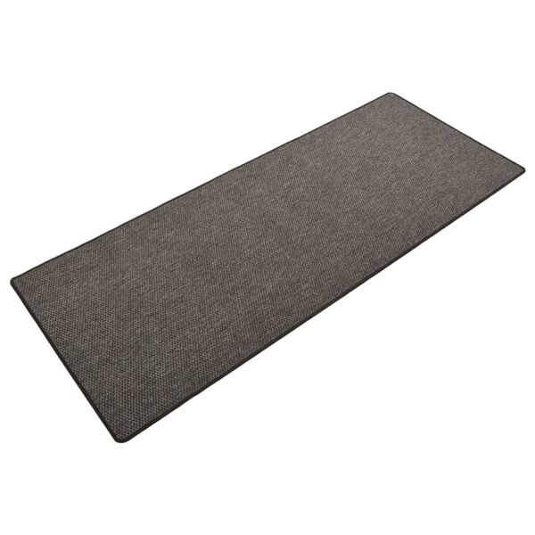 vidaXL Teppichl&auml;ufer Sisal-Optik Anthrazit 80x200 cm