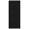 vidaXL Pflanzenst&auml;nder 2 pcs Schwarz Eichen-Optik 30 x 30 x 70 cm