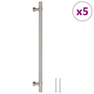 vidaXL M&ouml;belgriffe 5 Stk. Silbern 224 mm Edelstahl