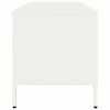 vidaXL TV-Schrank Wei&szlig; 135x39x43,5 cm Kaltgewalzter Stahl