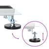 vidaXL Duschabfluss mit Glash&uuml;lle und 360&deg; Siphon Schwarz 60 cm