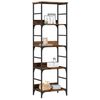 vidaXL B&uuml;cherregal Altholz-Optik 50x33x153 cm Holzwerkstoff