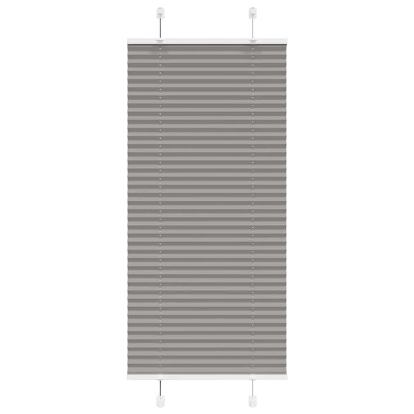 vidaXL Plissee Anthrazit 60x150 cm Stoffbreite 59,4 cm Polyester