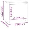 vidaXL Nachttisch Grau Sonoma 45x34x44,5 cm Holzwerkstoff