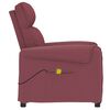 vidaXL Massagesessel Weinrot Stoff