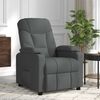 vidaXL Massagesessel Dunkelgrau Stoff