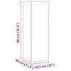 vidaXL TV-Schrank-Set 10 pcs Artisan-Eiche 30,5 x 30 x 90 cm