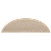 vidaXL Treppenmatten Selbstklebend Sisal-Look 15 Stk. 56x17x3 Berber