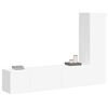 vidaXL 3-tlg. TV-Schrank-Set Wei&szlig; Holzwerkstoff