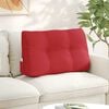 vidaXL R&uuml;cken Kissen Rot 80 x 24 x 50 cm Stoff