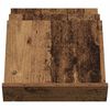vidaXL Magazinregal mit Regal Altholz 53 x 40 x 28.5 cm Holzwerkstoff