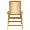 vidaXL Gartenst&uuml;hle mit Kissen 2 Stk. Massivholz Teak