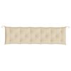 vidaXL Gartenbank-Auflagen 2 Stk. Beige 180x50x7 cm Oxford-Gewebe