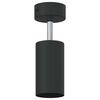 vidaXL Deckenstrahler mit Strahlern Schwarz 6 x 6 x 16 cm Metall