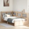 vidaXL B&uuml;cherregalbett ohne Matratze 75x190 cm Massivholz Kiefer