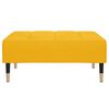 vidaXL Fu&szlig;hocker Gelb 78x56x32 cm Samt