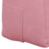vidaXL R&uuml;cken Kissen Rosa 200 x 24 x 50 cm Samt