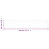 vidaXL Balkon-Sichtschutz Creme 120x700 cm 100 % Polyester-Oxford